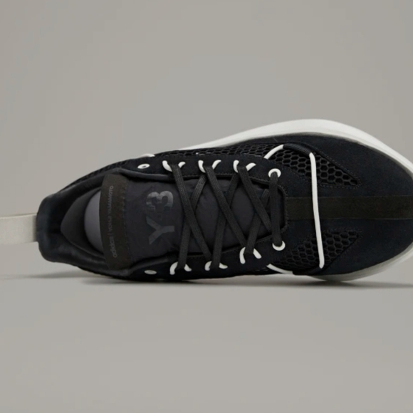 Adidas Y-3 Shiku Run US 9 Black Core White Orbit Grey Yohji Yamamoto Qasa 350 JP - Picture 5 of 9